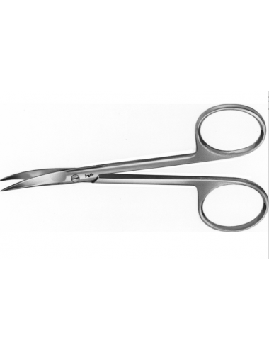 Delicate Scissors (Iris) Curved – 95 mm, sharp tips