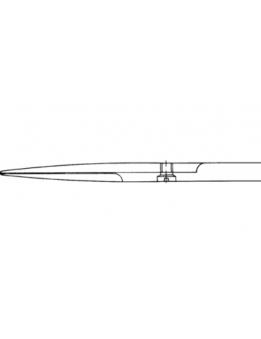 Delikate Scheren (Iris) Gerade – 110 mm, scharfe Spitzen