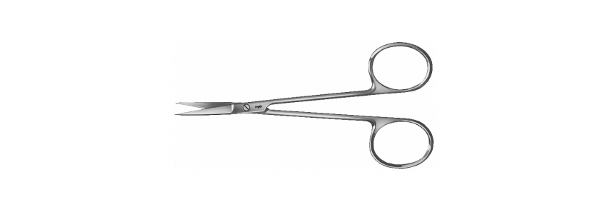 Delikate Scheren (Iris) Gerade – 110 mm, scharfe Spitzen