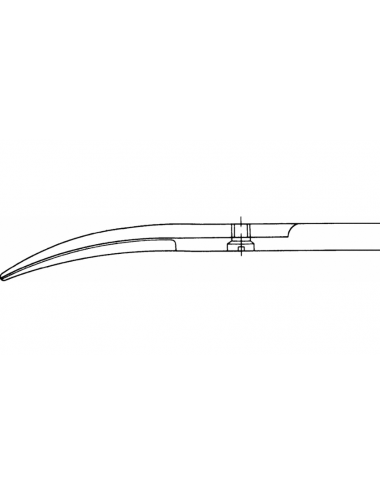 Delicate Scissors (Iris) Curved – 110 mm, sharp tips