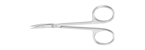 Curved Delicate Scissors (Iris) – 115 mm, sharp tips
