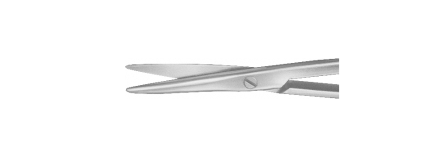 Ciseaux de Dissection (Strabisme) Droits – 115 mm, pointes biseautées