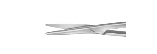 Ciseaux de Dissection (Strabisme) Droits – 115 mm, pointes biseautées