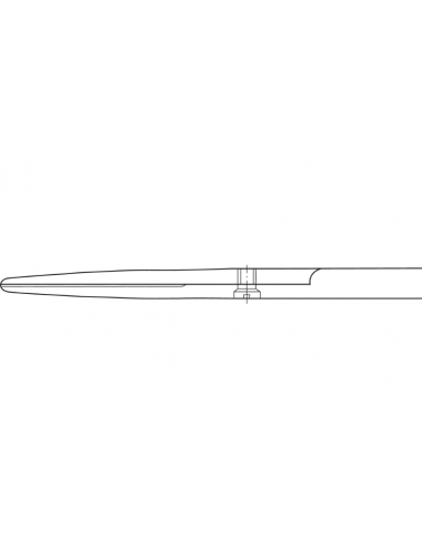 Ciseaux de Dissection (Strabisme) Droits – 115 mm, pointes biseautées