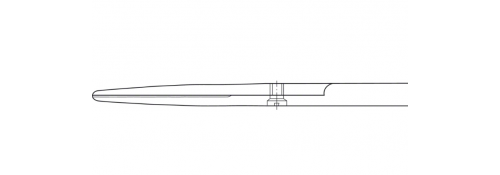 Ciseaux de Dissection (Strabisme) Droits – 115 mm, pointes biseautées