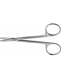 Ciseaux de Dissection (Strabisme) Droits – 115 mm, pointes biseautées