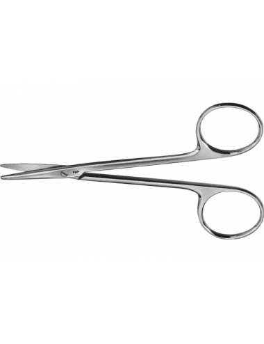 Ciseaux de Dissection (Strabisme) Droits – 115 mm, pointes biseautées