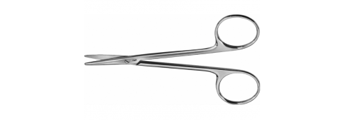 Ciseaux de Dissection (Strabisme) Droits – 115 mm, pointes biseautées