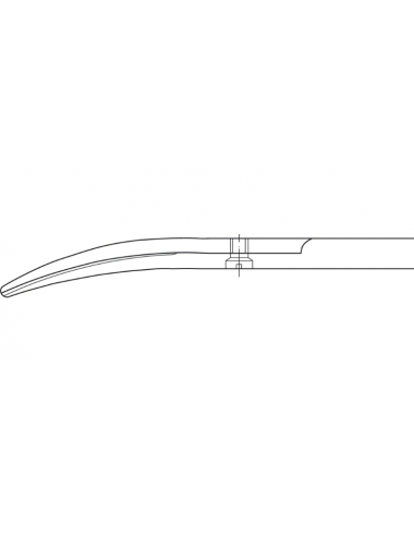 Ciseaux de Dissection (Strabisme) Courbes – 115 mm, pointes émoussées