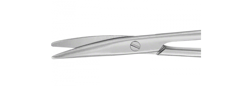 Ciseaux de Dissection (Strabisme) Courbes – 115 mm, pointes émoussées