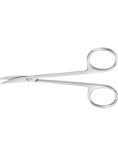Ciseaux de Dissection (Strabisme) Courbes – 115 mm, pointes émoussées