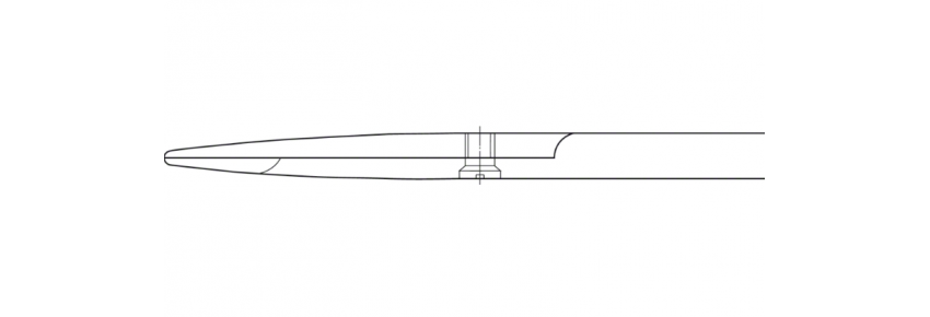 Ciseaux de Dissection STEVENS (Ténotomie) Droits – 110 mm