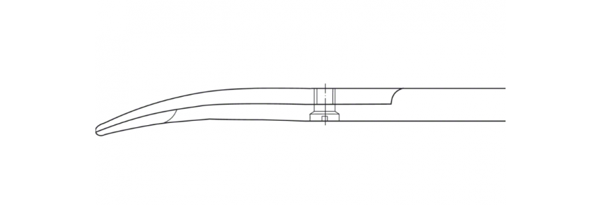 Tijeras de Disección STEVENS (Tenotomía) Curvas – 110 mm