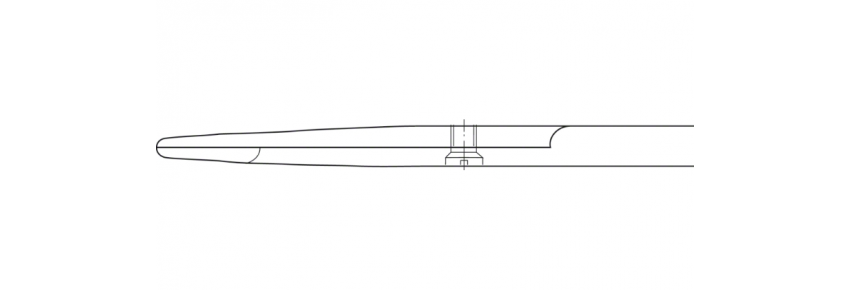 Ciseaux de Dissection STEVENS (Ténotomie) Droits – 110 mm, pointes émoussées