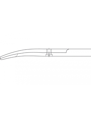 Tijeras de Disección STEVENS (Tenotomía) Curvas – 110 mm, puntas romas