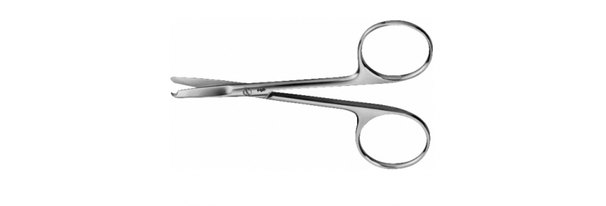 SPENCER Suture Scissors – Dritte 115 mm with Notch at the Tip