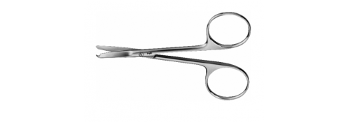 SPENCER Suture Scissors – Dritte 115 mm with Notch at the Tip