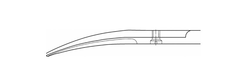 Tijeras Delicadas SUPERCUT – Iris, Curva 110 mm, Corte en Ondas