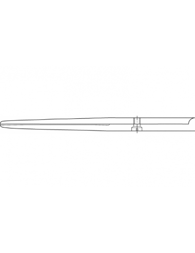 Tijeras Delicadas METZENBAUM (BABY) SUPERCUT – Iris Dritte 145 mm, Corte en Onda, Romo/Romo