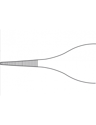 Pinces ADSON (MICRO) 120 mm – Droites, Délicates, Pointe Plateforme, Serrées