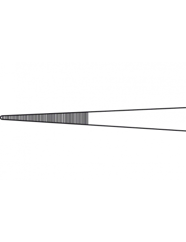 Pinzas de Dressing 115 mm – Rectas, Delicadas, Mandíbulas Serradas 0,70 mm