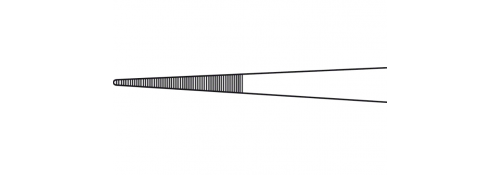Pinces de Dressage 115 mm – Droites, Délicates, Mâchoires Dentées 0,70 mm
