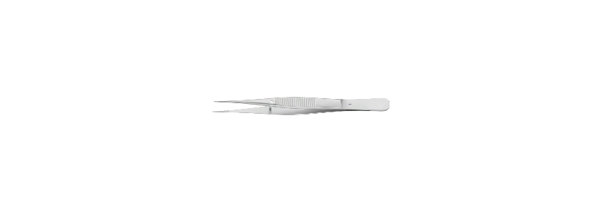 Pinzas de Dressing 115 mm – Rectas, Delicadas, Mandíbulas Serradas 0,70 mm