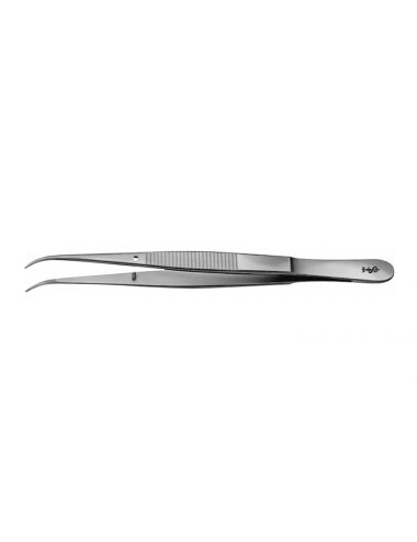 Pinces de Dressage 115 mm – Courbes, Délicates, Mâchoires Dentées 0,70 mm