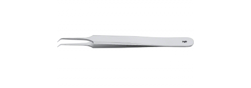 PINCET À DRESSING Micro, Angulé, 110 mm, Ganasce 0,30 mm