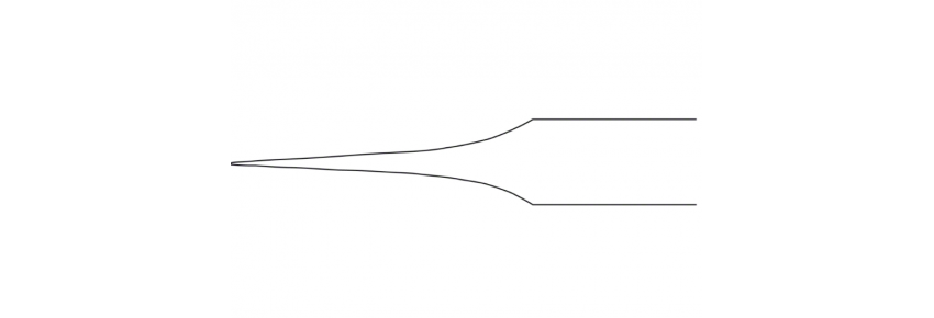 JEWELER PATTERN Micro Dressing Forceps, Third, 110 mm, Fig. 4, Jaws 0.20 mm