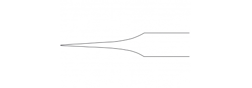 JEWELER PATTERN Micro Dressing Forceps, Third, 110 mm, Fig. 4, Jaws 0.20 mm