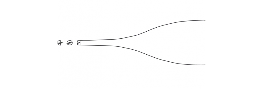 Pinza Adson Delicada 1x2 Dientes 1,50 mm - 120 mm