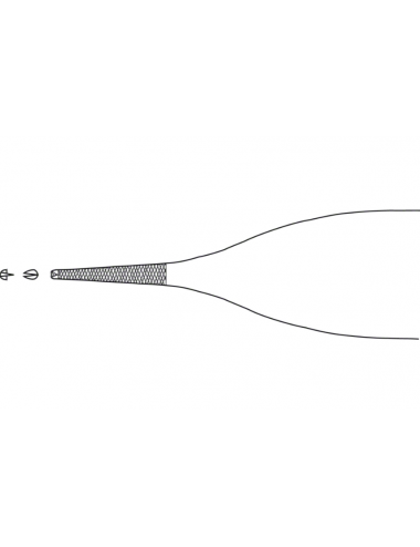 Pinza Adson Delicada 1x2 Dientes 1 mm – 120 mm