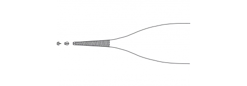 Pinza Adson Delicada 1x2 Dientes 1 mm – 120 mm