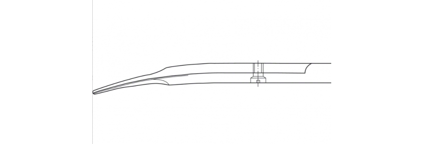 KILNER Dissection Scissors (Undermining) Curved – 125 mm