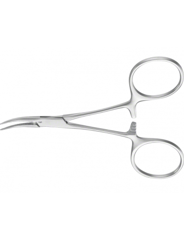 Pinces hémostatiques Mosquito Hartmann courbées 100 mm