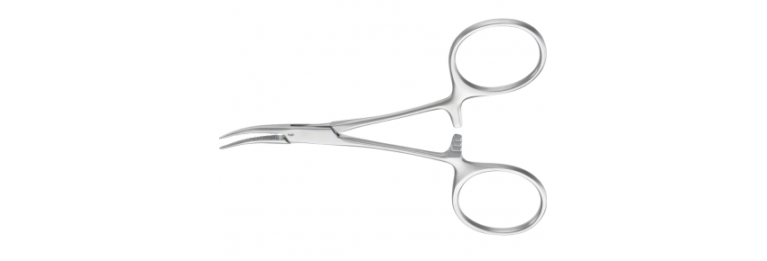 Hartmann Curved Mosquito Hemostatic Forceps 100 mm
