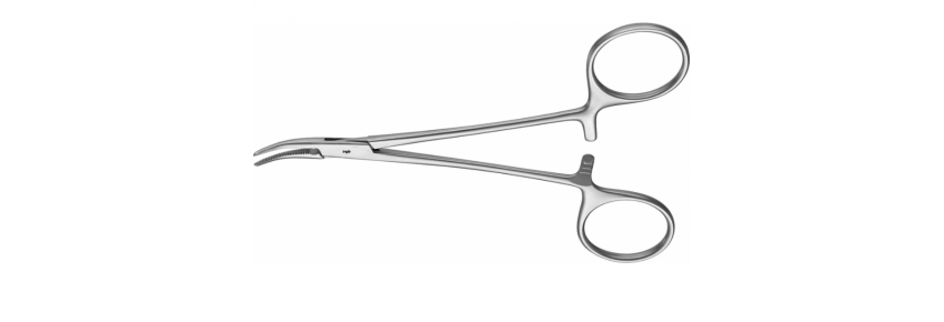 Pinza Hemostática Halsted Mosquito Curva - 125 mm