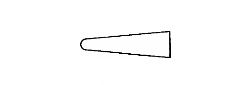 PORTA AIGUILLES WEBSTER DROIT - 125 MM