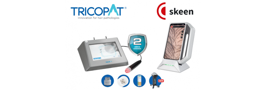 Specialized training + Diagnosis Skeen Fotofinder + Treatment with Tricopat