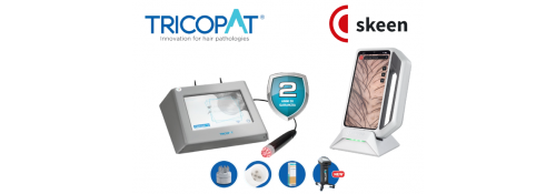 Specialized training + Diagnosis Skeen Fotofinder + Treatment with Tricopat
