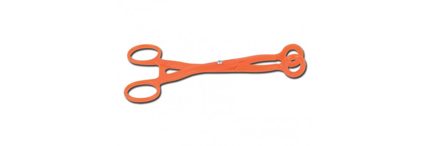 Pinza tiralingua de plástico
