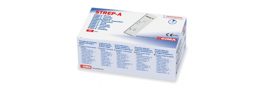 TEST STREP-A - streptococco - cassetta