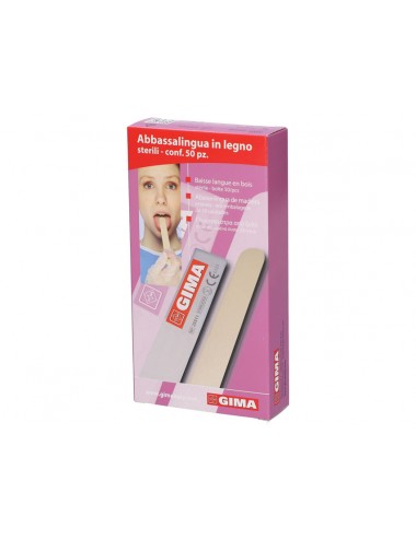 Wooden sterile tongue depressors