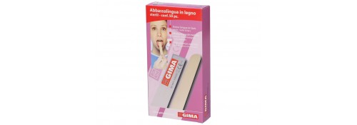 Wooden sterile tongue depressors