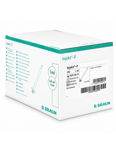 Siringhe Injekt®-F Solo 1 ml Luer Centrale