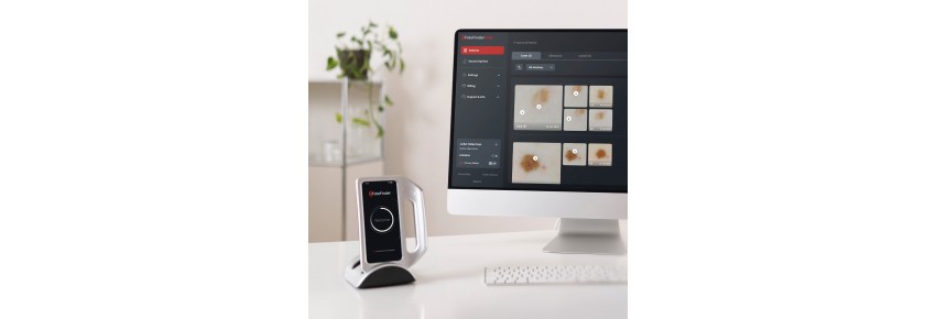 DermLite peau sur la base de recharge et cloud FotoFinder Hub