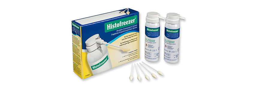 Histofreezer® - 2 Flaschen 80 ml + 60 Applikatoren 2mm