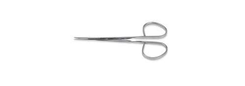 Straight Ribbon suture scissors - 12 cm