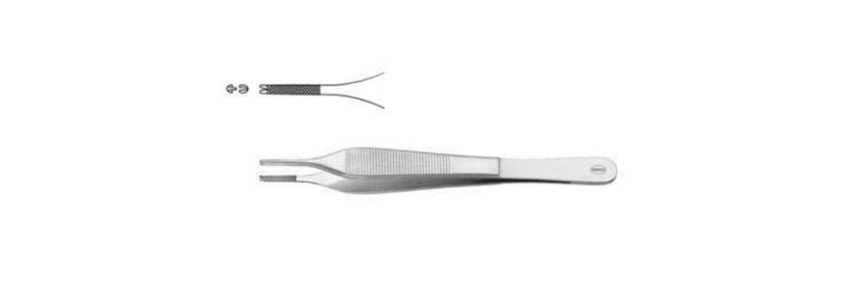 Chirurgische Pinzetten Adson 1X2 Zähne - 12 cm
